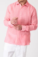 Classic Linen Shirt - GERANIUM SOF FADE - 36500 - 1