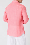 Classic Linen Shirt - GERANIUM SOF FADE - 36500 - 2