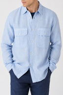 Linen Utility Shirt - 1