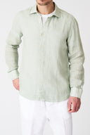 Contemporary Fit Linen Shirt - 1