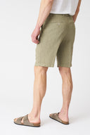 Chino-Style Linen Shorts - 2