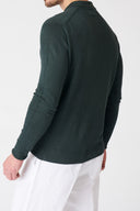 Linen Knit Polo Shirt - 2