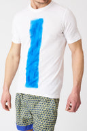 Printed Linen Jersey T-Shirt - 1