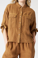 Linen Utility Shirt - 1
