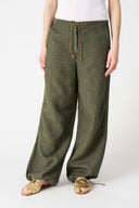 Linen Parachute Trousers - 1
