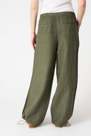 Linen Parachute Trousers - 2