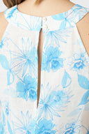 Printed Linen Halter Maxi Dress - PRINTED FABRIC - 36543 - 3