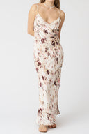 Printed Linen Slip Maxi Dress - 1