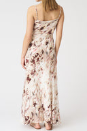 Printed Linen Slip Maxi Dress - 2