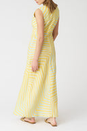 Printed Linen Maxi Dress - 2