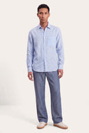 Regular Fit Linen Pocket Shirt - 2
