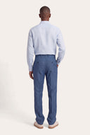 Chino Linen Pants - BLUE CHINA - 36361 - 4