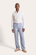 Regular Fit Drawstring Linen Trousers - 2