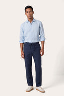 Classic Pure Linen Shirt - PLACID BLU - 33508 - 2