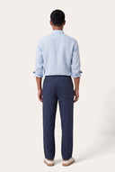 Classic Pure Linen Shirt - PLACID BLU - 33508 - 4