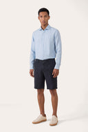 Regular Fit Chino-Style Linen Shorts - 2