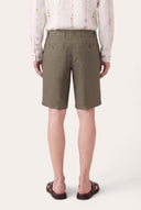 Regular Fit Chino-Style Linen Shorts - KAKY - 35150 - 3