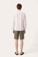 Regular Fit Chino-Style Linen Shorts - KAKY - 35150 - 4