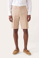 Regular Fit Chino-Style Linen Shorts - CORDA - 35152 - 3