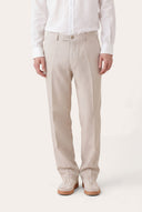 Chino Linen Pants - PEARL SOFT - 35876 - 1