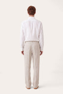 Chino Linen Pants - PEARL SOFT - 35876 - 4