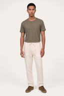Relaxed Fit Linen Elasticated Waist Linen Pants - 2
