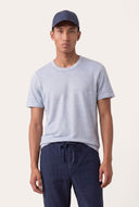 Linen Jersey T-Shirt - PLACID BLU - 33545 - 1