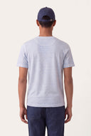 Linen Jersey T-Shirt - PLACID BLU - 33545 - 3