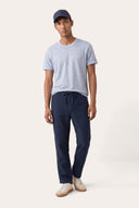 Linen Jersey T-Shirt - PLACID BLU - 33545 - 2