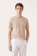 Linen Jersey T-Shirt - SAFARI SOF - 33548 - 1