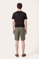 Linen Jersey T-Shirt - BLACK SOLI - 33551 - 4