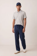 Linen Jersey Polo Shirt - PEARL SOFT - 35647 - 2