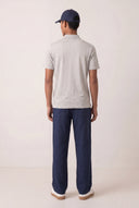 Linen Jersey Polo Shirt - PEARL SOFT - 35647 - 4
