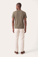 Regular Fit Linen Jersey Henley Shirt - KAKY - 33569 - 4