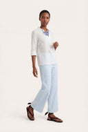 Regular Fit Linen Shirt - WHITE - 35170 - 2