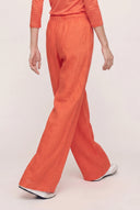 Relaxed Drawstring Linen Trousers - ANEMONE SO - 35174 - 3