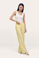 Relaxed Drawstring Linen Trousers - 2