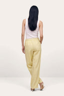 Relaxed Drawstring Linen Trousers - CEDRO SOFT - 35176 - 4