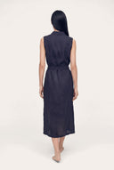 Sleeveless Long Shirt Dress - 2