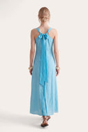 Regular fit sleeveless maxi dress with tie-back detail - 2