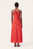 Regular fit sleeveless maxi dress with tie-back detail - 2