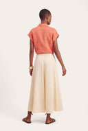 Long Bell Skirt - BUTTER - 35195 - 4