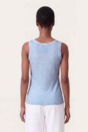 Jersey Linen Tank Top - PLACID BLU - 35650 - 3