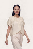 Linen Cotton Cropped Top