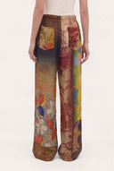 Artistic Patchwork Print Pants - PRINT MULT - 36231 - 3
