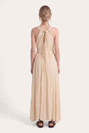 Linen Gauze Crinkle Sleaveless Dress - 2