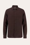 Garment-Dyed Linen Shirt - MORO - 37125 - 4