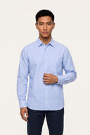 Garment-Dyed Cotton Oxford Shirt - CLOUDY SOF - 37127 - 1