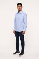 Garment-Dyed Cotton Oxford Shirt - CLOUDY SOF - 37127 - 3
