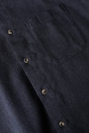 Cotton Flannel Long-Sleeve Shirt - BLUE NAVY - 37128 - 4